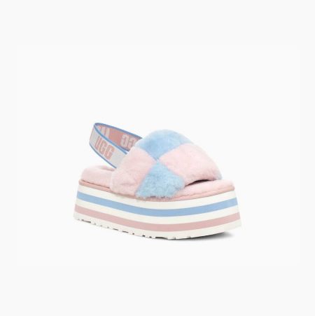 UGG Disco Checker - Badesandaler Dame - Stripete (NO-H417)